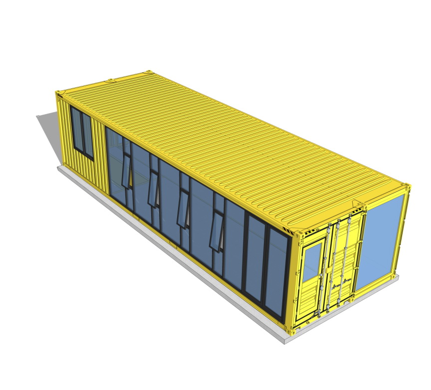 集裝箱移動廚房，可移動住人辦公室，集裝箱活動房屋004